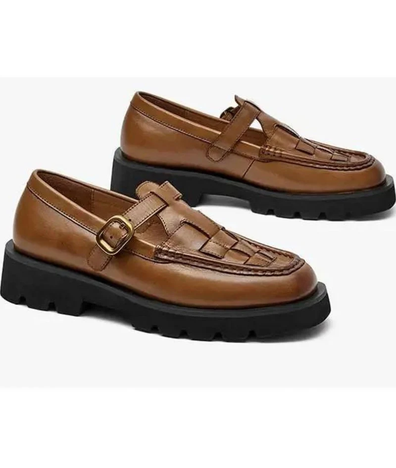 Mocassins Sophistiqués À Plateforme Pour Femme