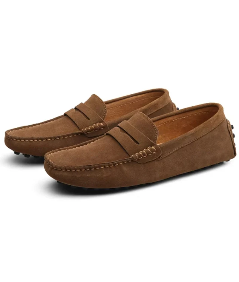 Mocassins Respirants Effet Daim Pour Hommes