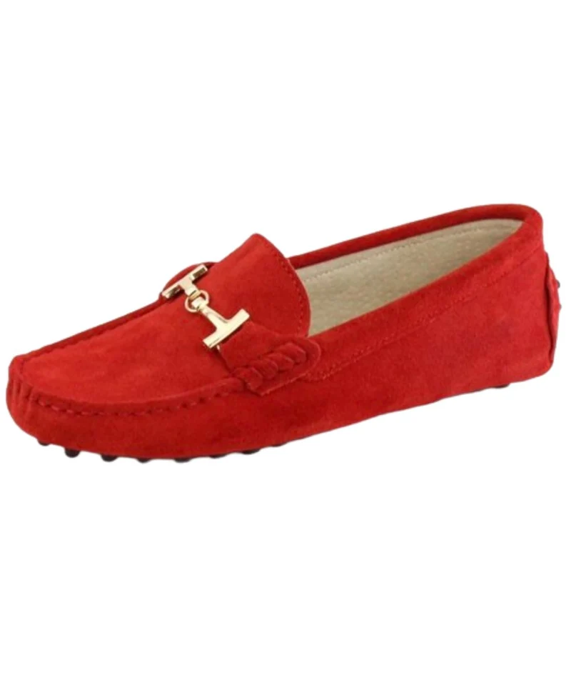 Mocassins Souples À Bout Rond Pour Femmes