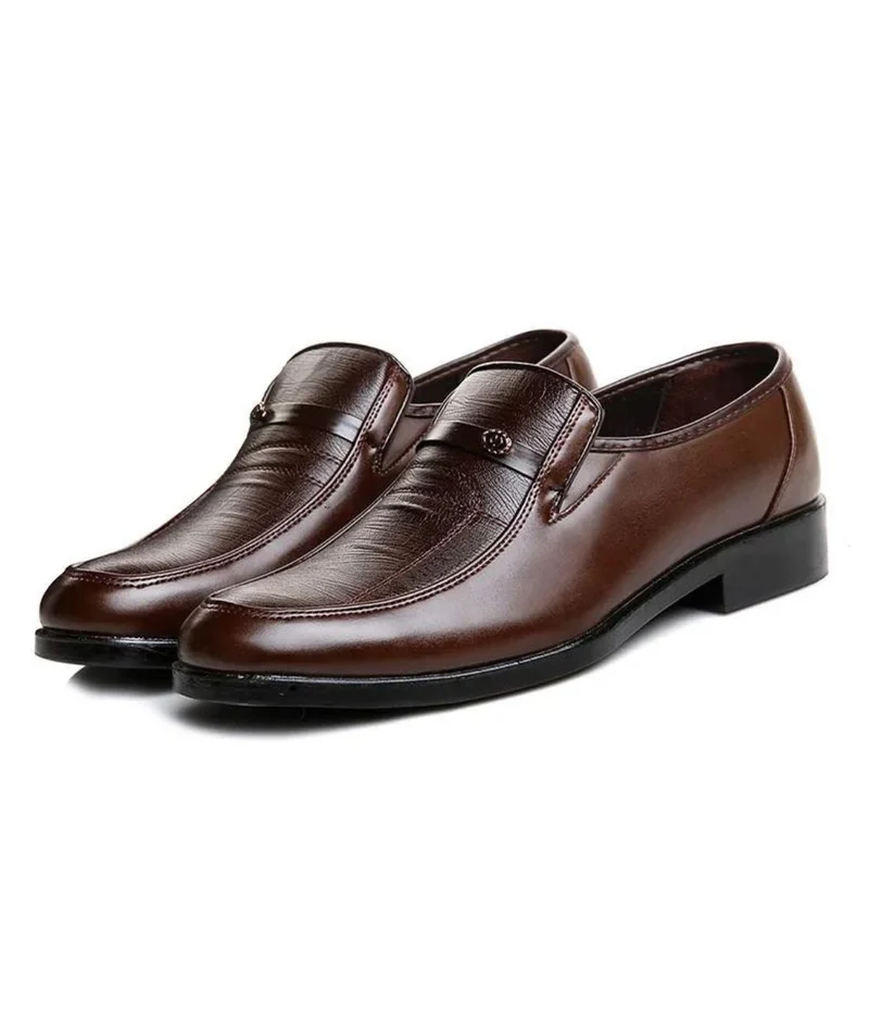 Mocassins Raffinés En Cuir Synthétique Pour Homme