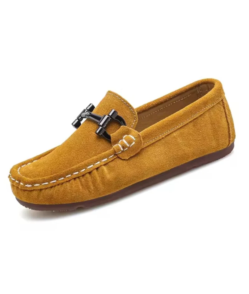 Mocassins Décontractés En Daim Avec Mors Pour Garçons
