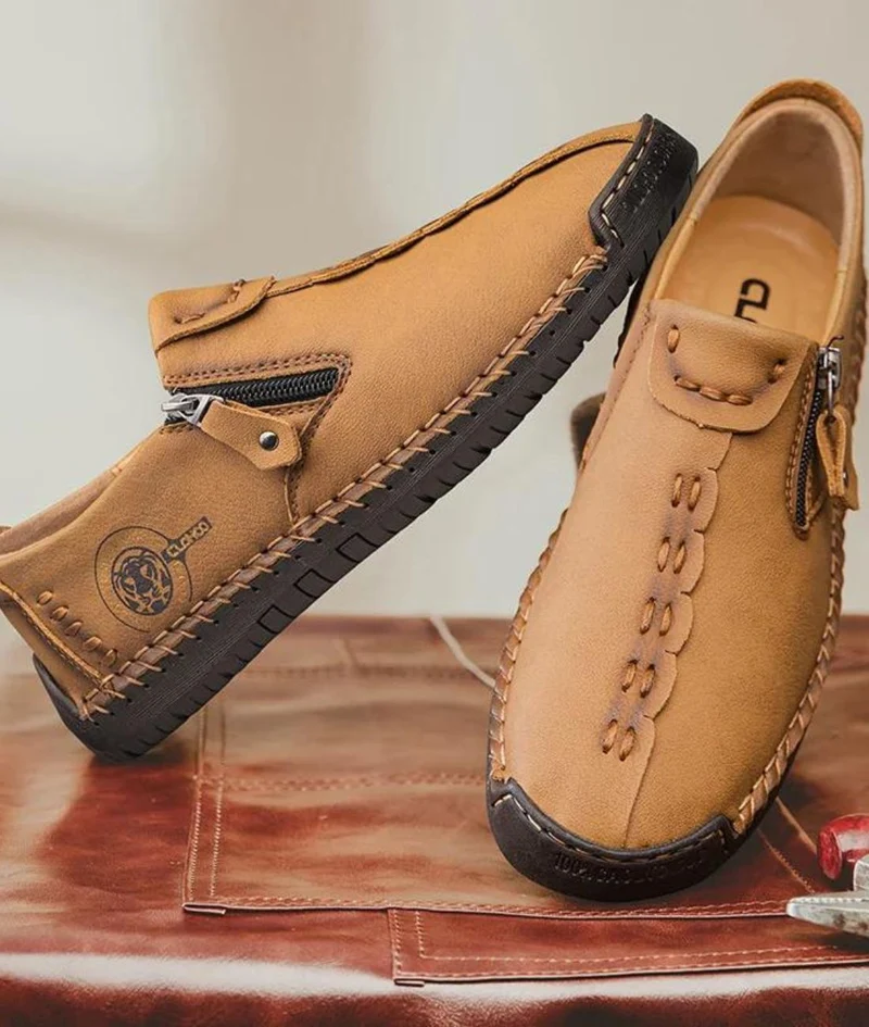 Mocassins Plats En Cuir Synthétique Pour Hommes