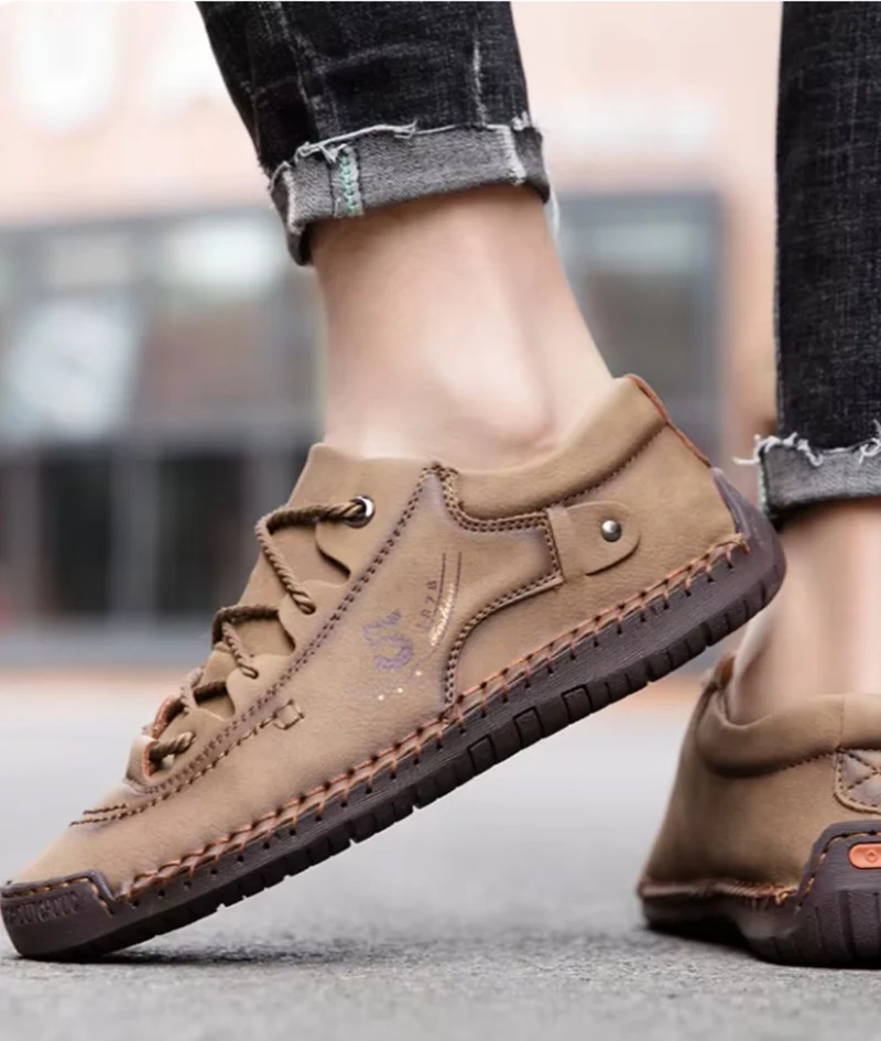 Mocassins Orthopédiques En Cuir Pour Homme