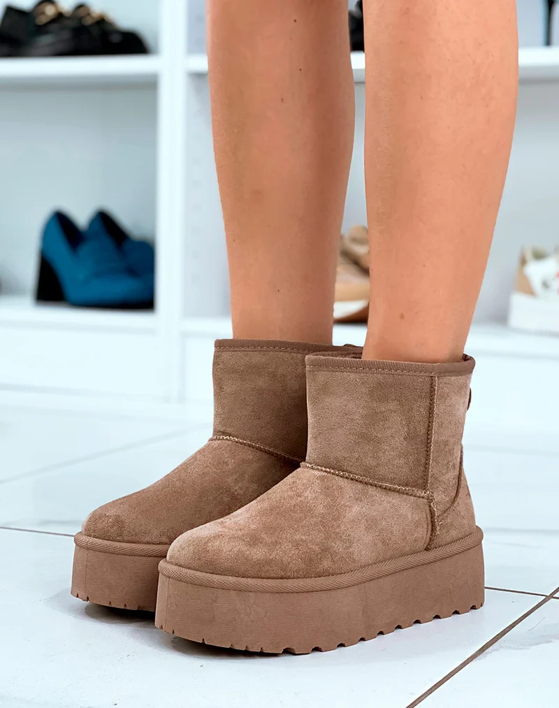 Bottines femme kaki mi-hautes : L'alliance parfaite