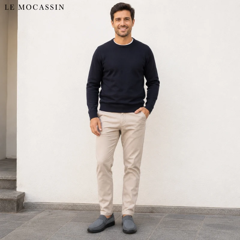 Mocassins Orthopédiques Respirants Pour Homme