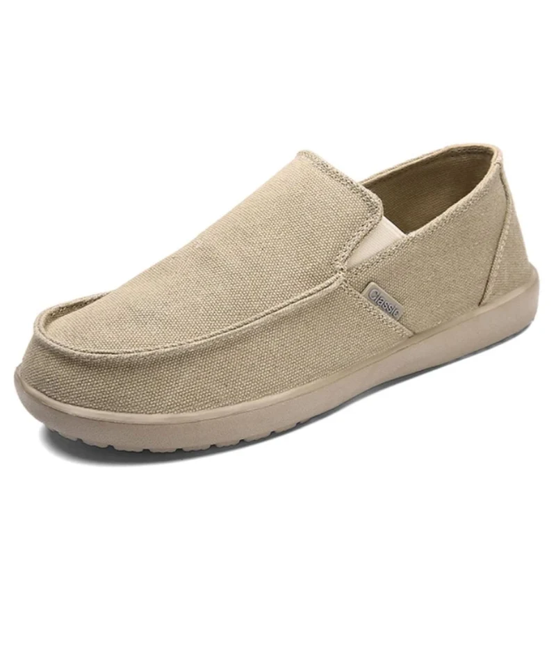 Mocassins Orthopédiques En Toile À Semelles Souples Pour Homme