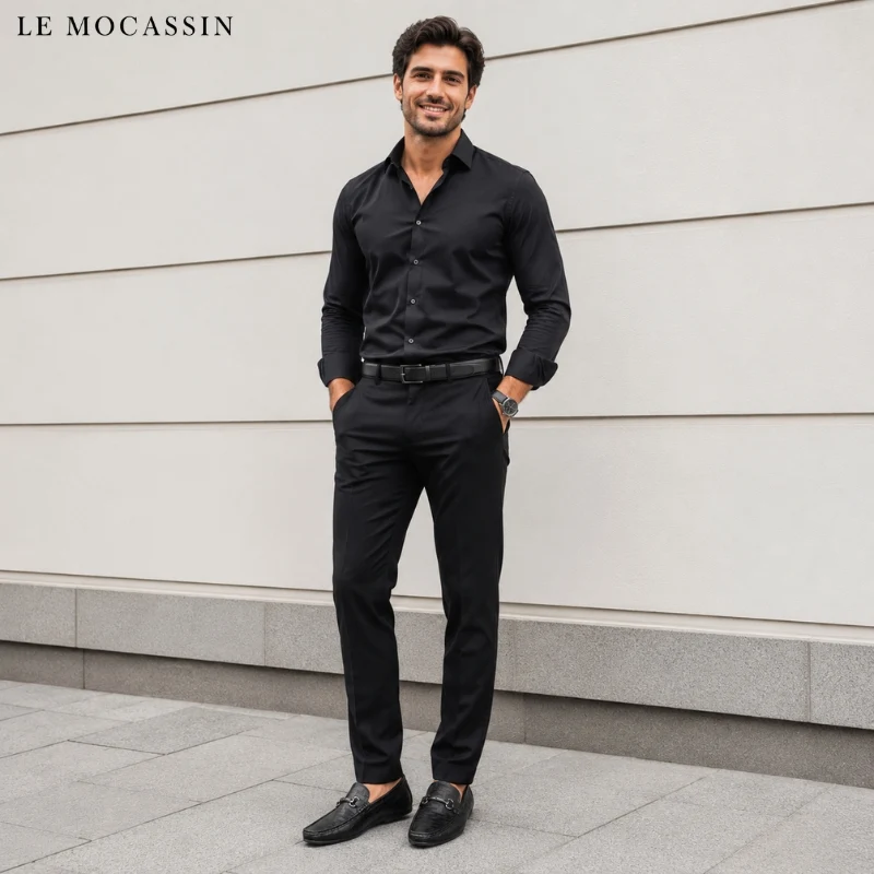 Mocassins Orthopédiques Souples À Large Ouverture Pour Homme