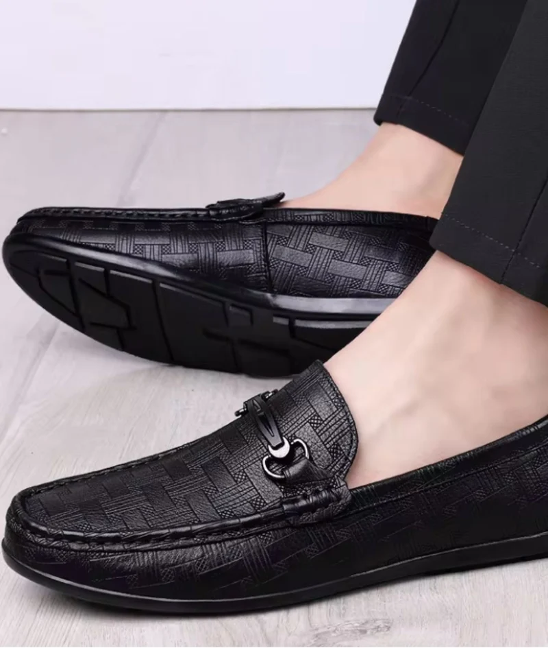 Mocassins Orthopédiques Souples À Large Ouverture Pour Homme