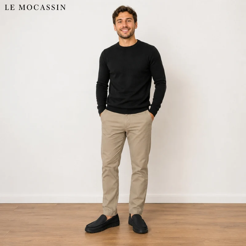 Mocassins Orthopédiques Décontractés À Enfiler Pour Homme