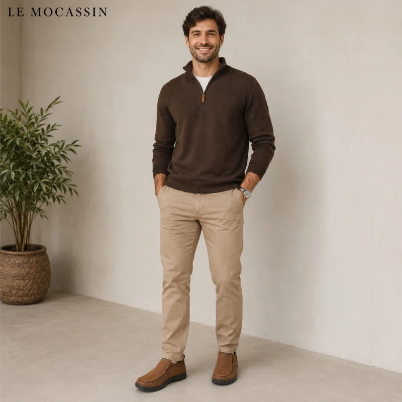 Mocassins Orthopédiques de Marche Pour Homme
