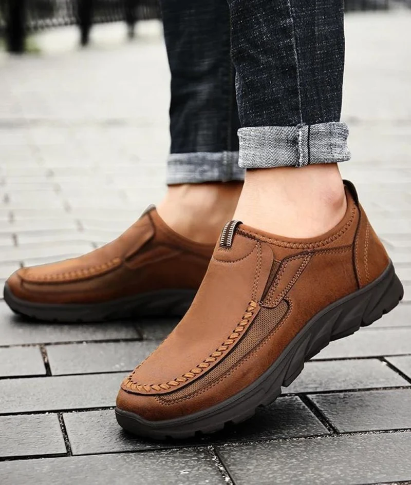 Mocassins Orthopédiques de Marche Pour Homme