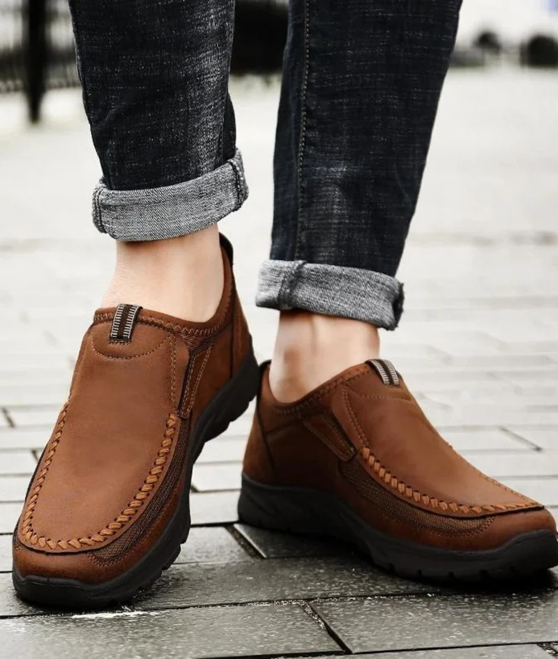 Mocassins Orthopédiques de Marche Pour Homme