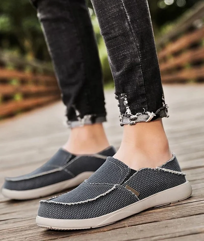 Mocassins Orthopédiques Avec Coutures Apparentes Pour Homme