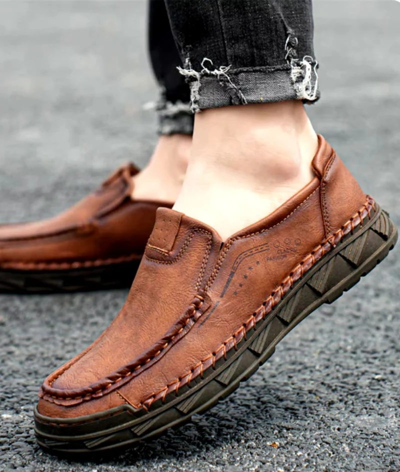 Mocassins Orthopédiques À Semelle Souple Pour Homme