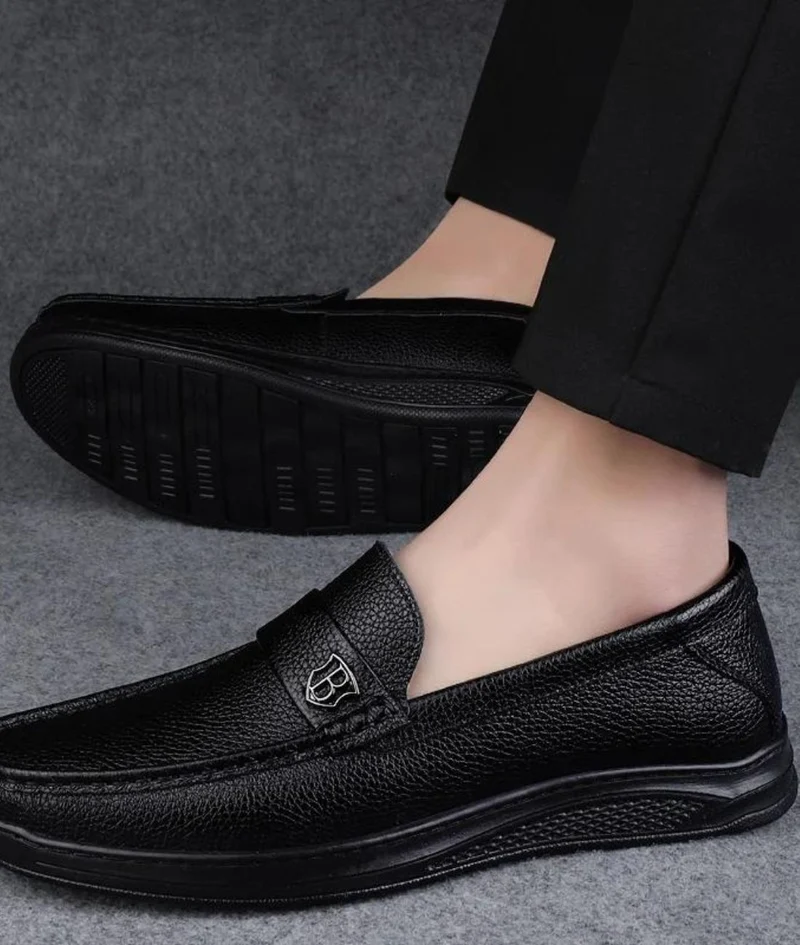 Mocassins Orthopédiques À Semelle Épaisse Pour Homme