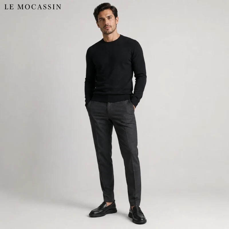 Mocassins Orthopédiques À Plateforme Pour Homme