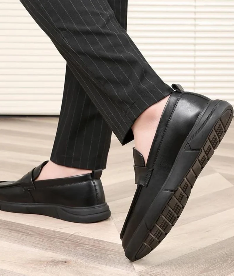 Mocassins Orthopédiques À Plateforme Pour Homme