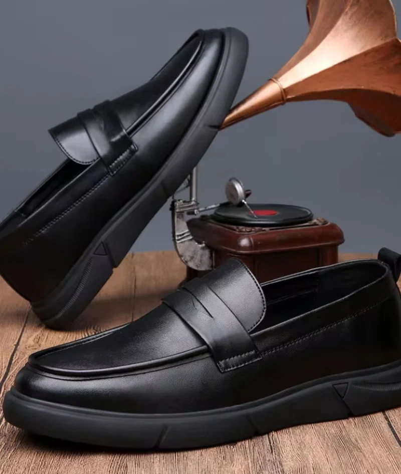 Mocassins Orthopédiques À Plateforme Pour Homme
