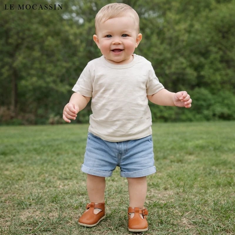 Mocassins Souples À Motifs Ajourés Pour Bébé Fille