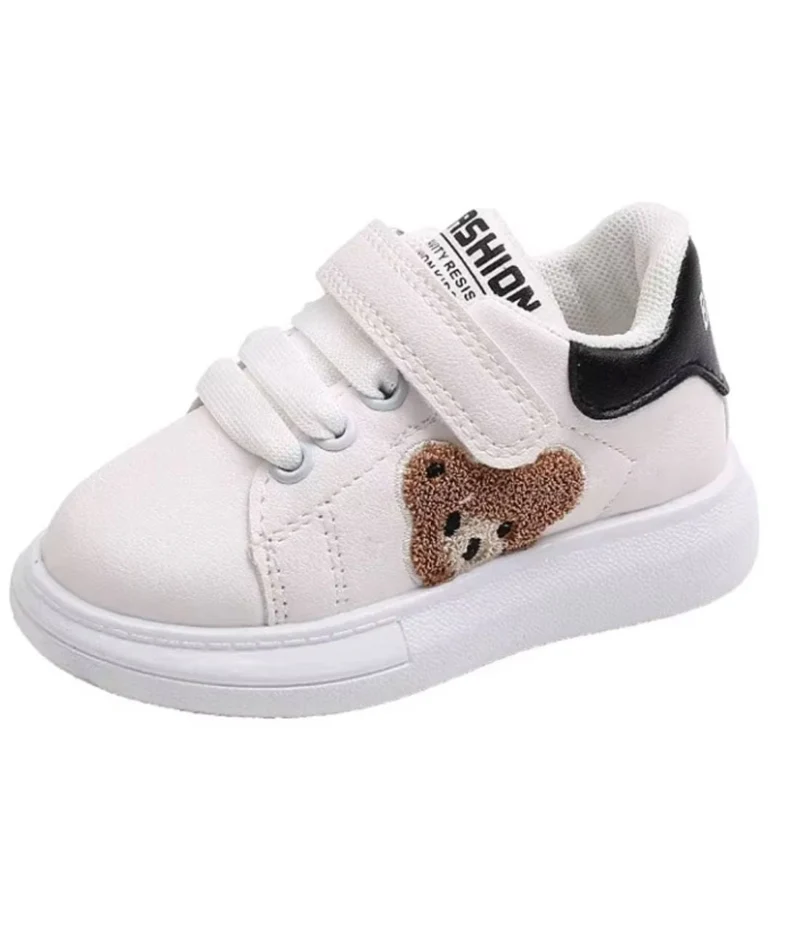 Mocassins Effet Cuir Têtes D’animaux Pour Premier Âge