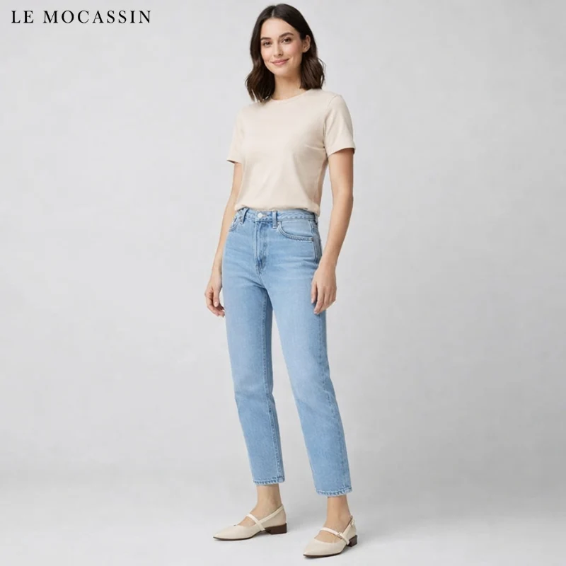Mocassins Mule À Talons Carrés Pour Femme
