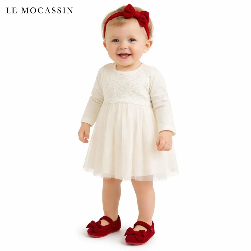 Mocassins Nœud Papillon Nouveau-Né