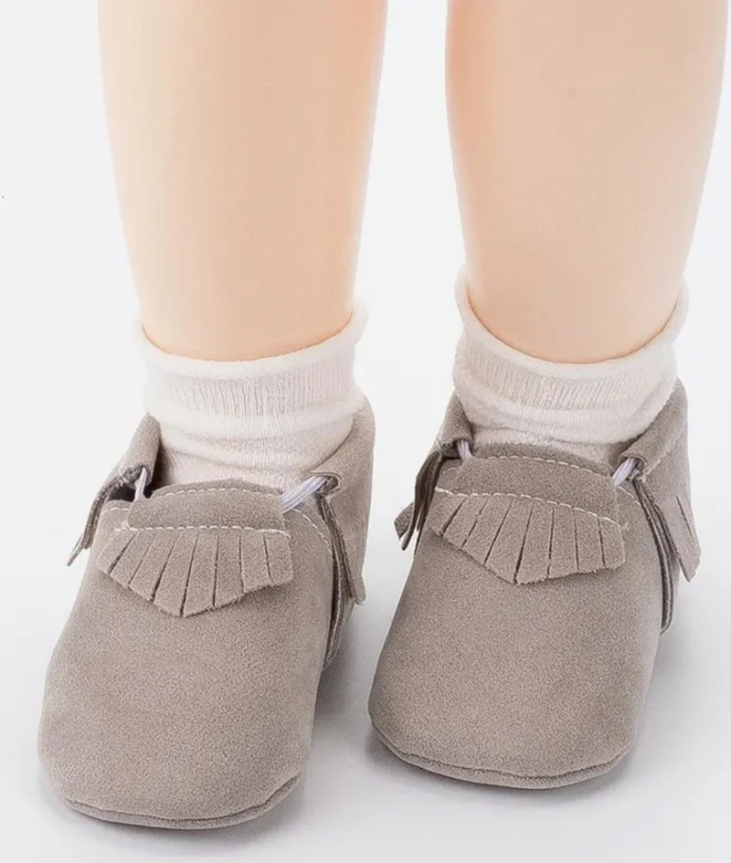 Mocassins Premiers Pas En Coton Pour Bébé