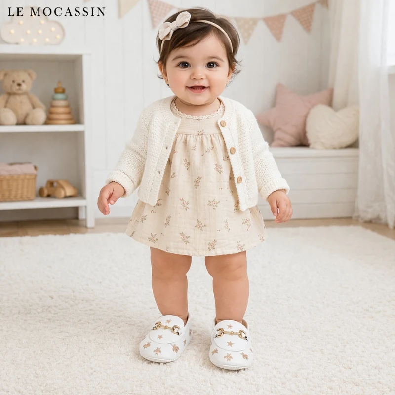 Petit Mocassin En Cuir Pour Bébé
