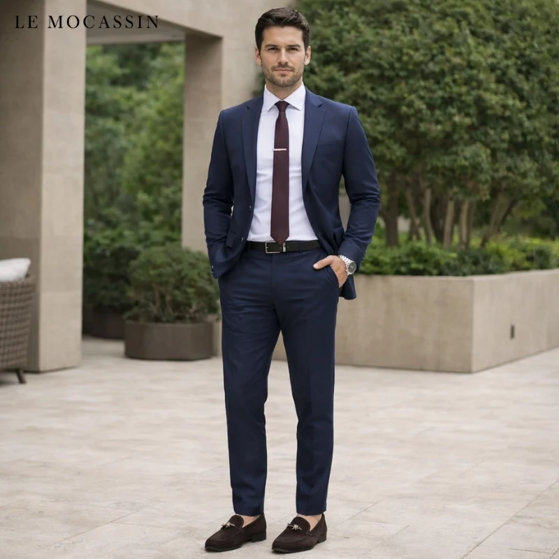 Mocassins En Daim À Gland Pour Hommes