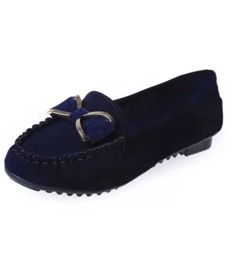 Mocassins en daim doux pour femme