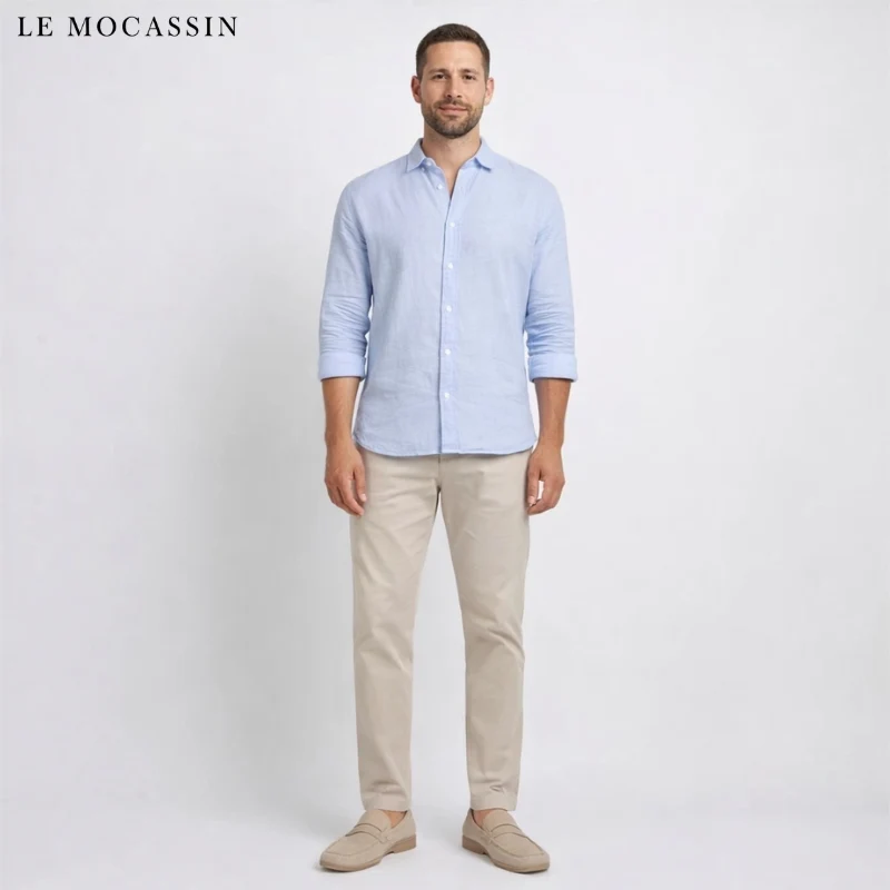 Mocassins En Daim Synthétique Légers Pour Hommes
