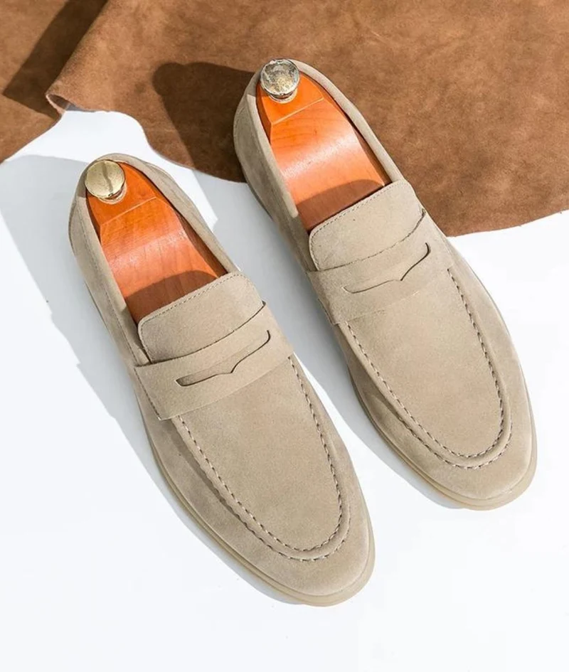 Mocassins En Daim Synthétique Légers Pour Hommes