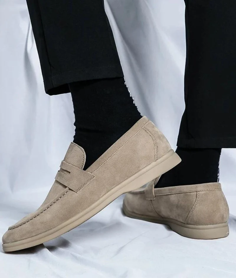 Mocassins En Daim Synthétique Légers Pour Hommes