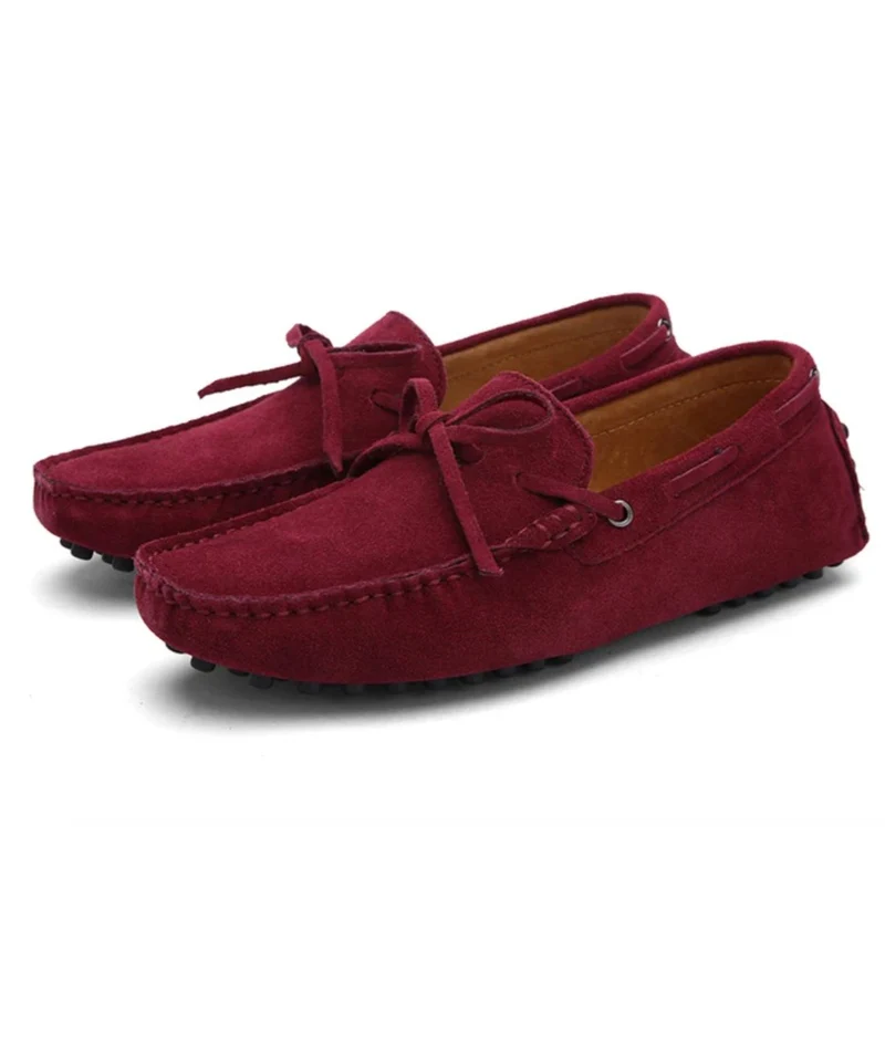 Mocassins En Daim Décontractés Pour Hommes