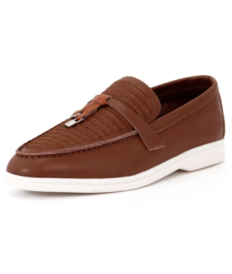 Mocassins Élégants À Glands En Cuir Véritable Pour Femme
