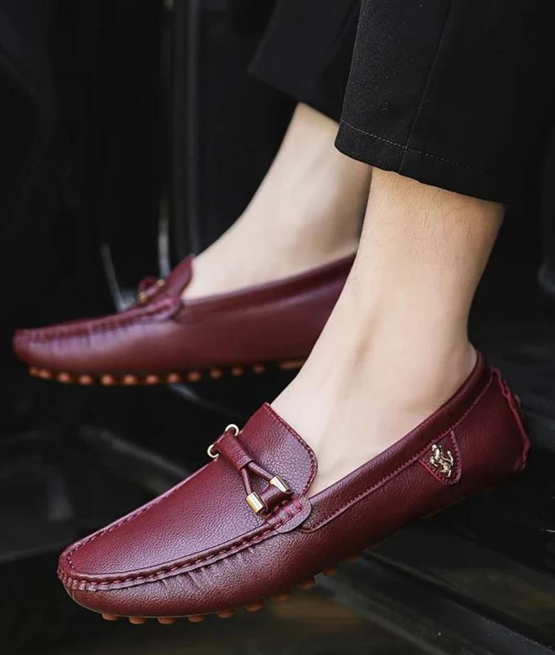 Mocassins En Cuir Synthétique Pour Homme
