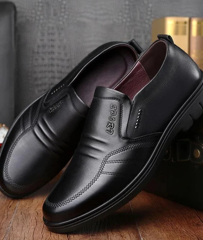 Mocassins En Cuir Synthétique Super Légers Pour Hommes
