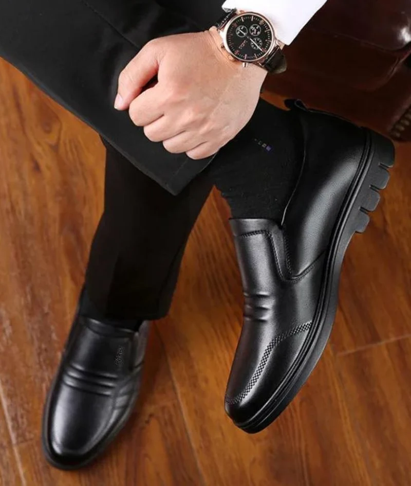 Mocassins En Cuir Synthétique Super Légers Pour Hommes