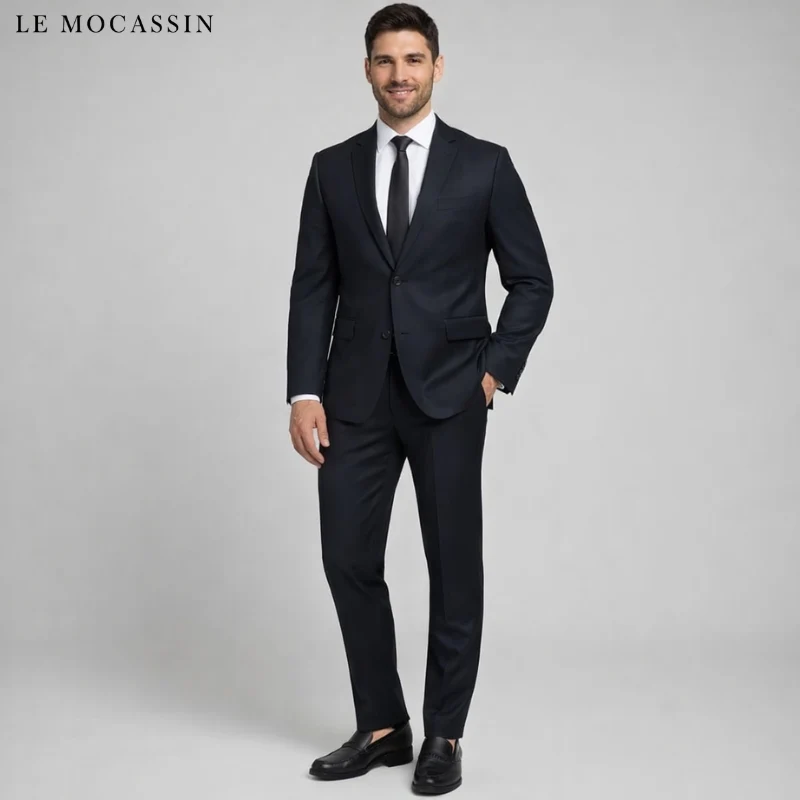 Mocassins En Cuir Formels Pour Hommes