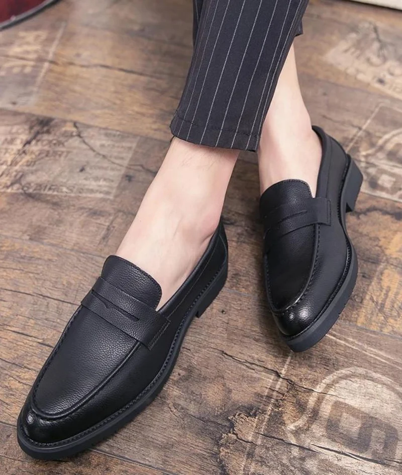 Mocassins En Cuir Formels Pour Hommes