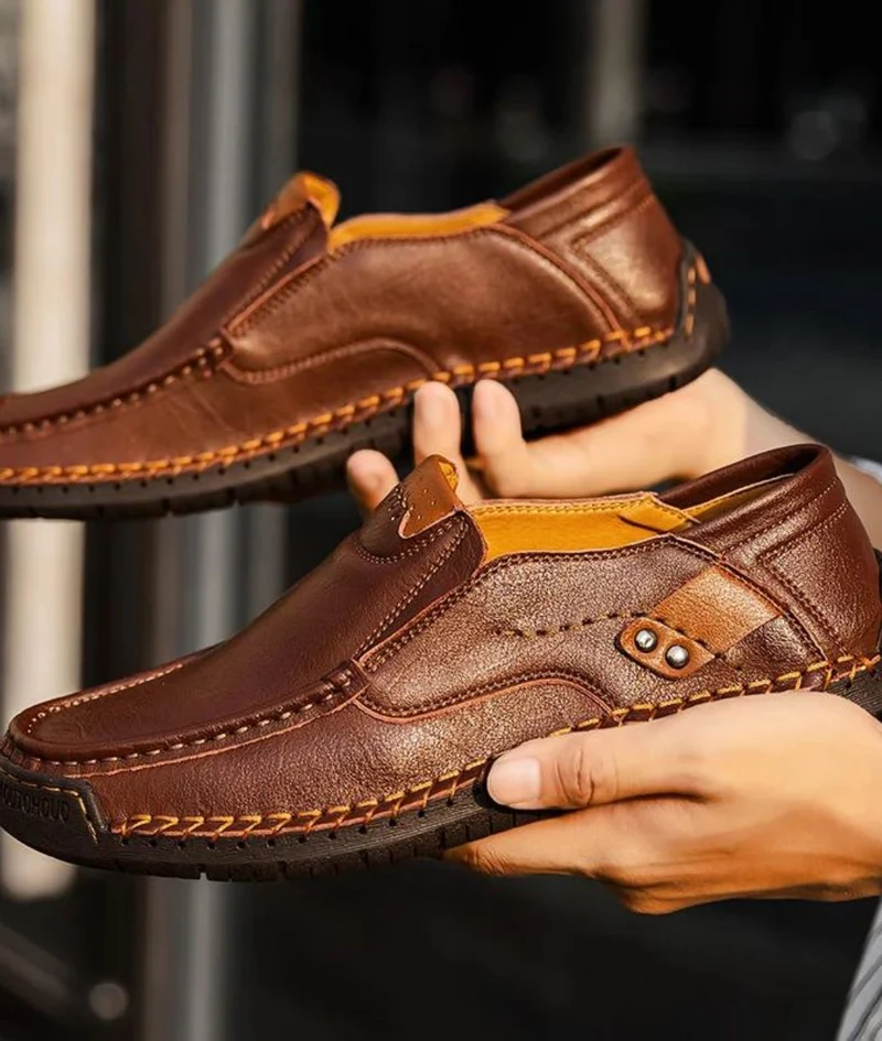 Mocassins D’été En Cuir Synthétique Pour Hommes