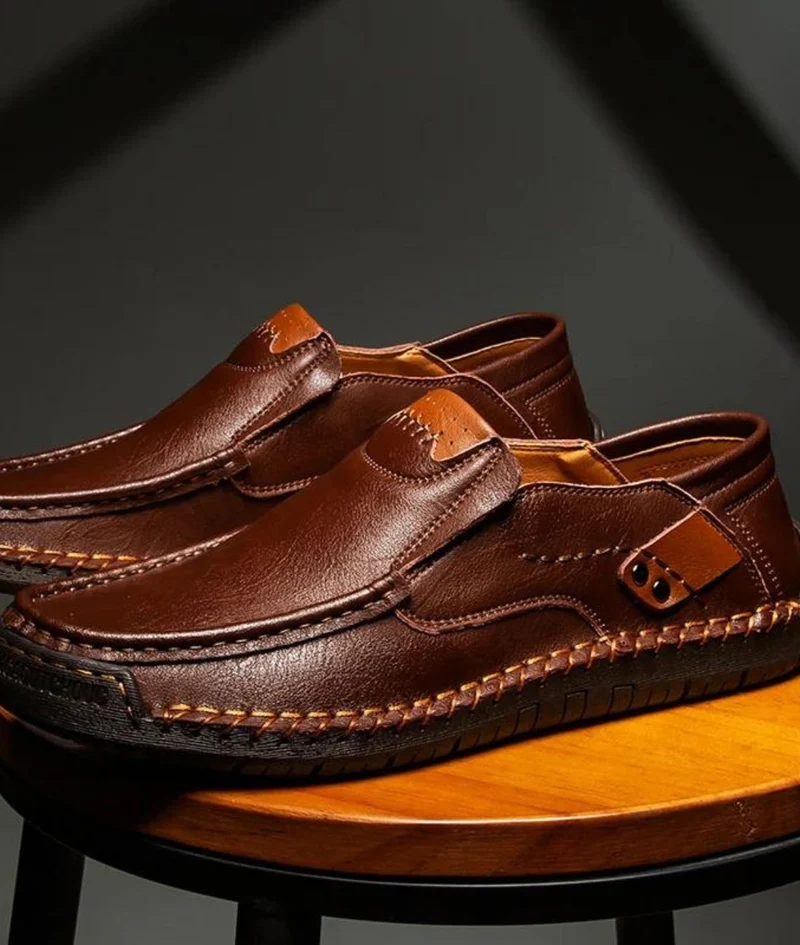 Mocassins D’été En Cuir Synthétique Pour Hommes