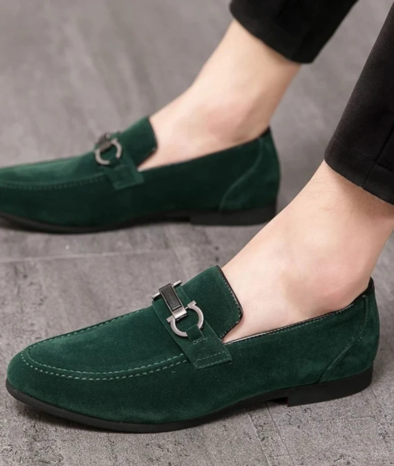Mocassins Effet Daim Classiques Pour Hommes