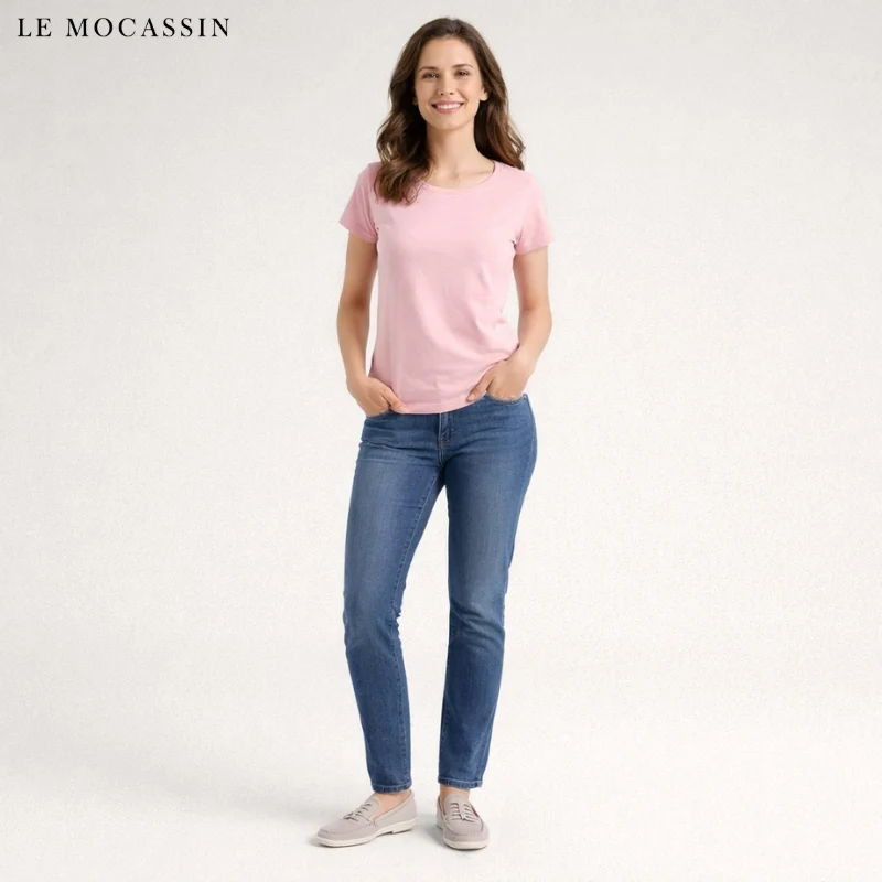 Mocassins D’été En Daim Synthétique Pour Femmes