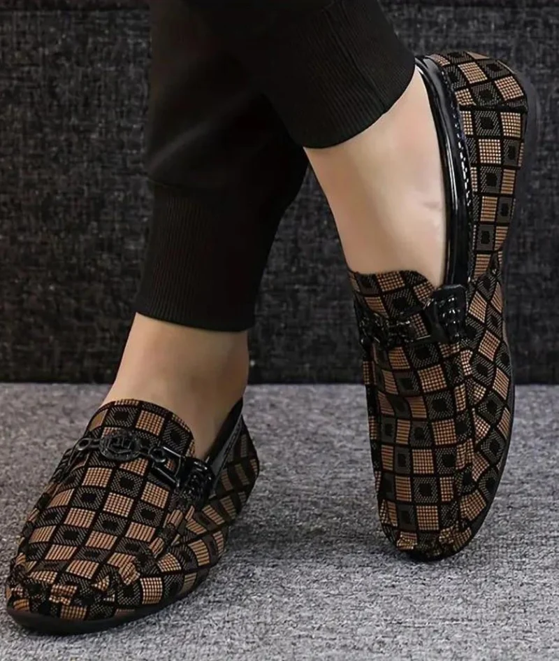 Mocassins Confortable Pour Hommes En Cuir Synthétique