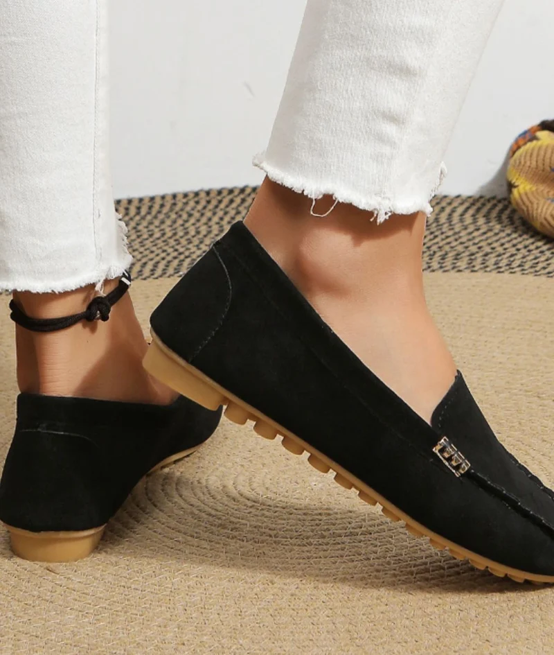Mocassins Confortables À Crampons Pour Femme