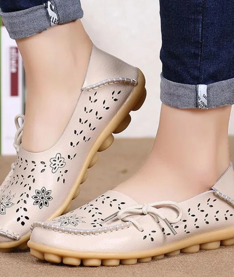Mocassins D’été Ajourés Pour Femme