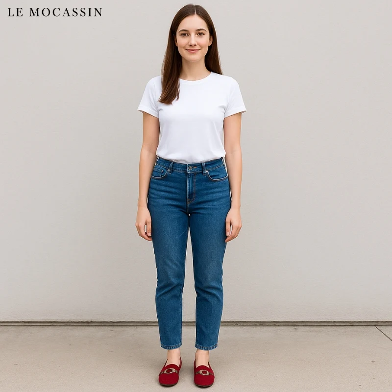 Mocassins Classiques En Daim Pour Femmes