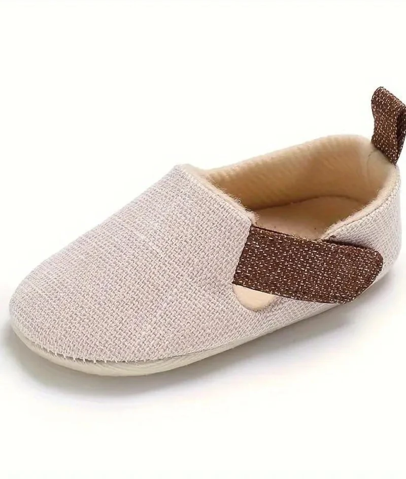 Mocassins Bateau Avec Fermeture Velcro Pour Bébé