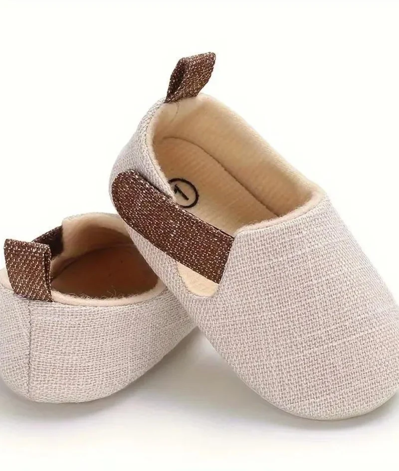 Mocassins Bateau Avec Fermeture Velcro Pour Bébé